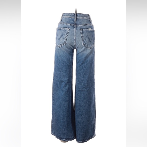 Mother The Hustler Roller Ankle Jeans High On The Hog | Size 26 Wide Leg Flare - Picture 5 of 7